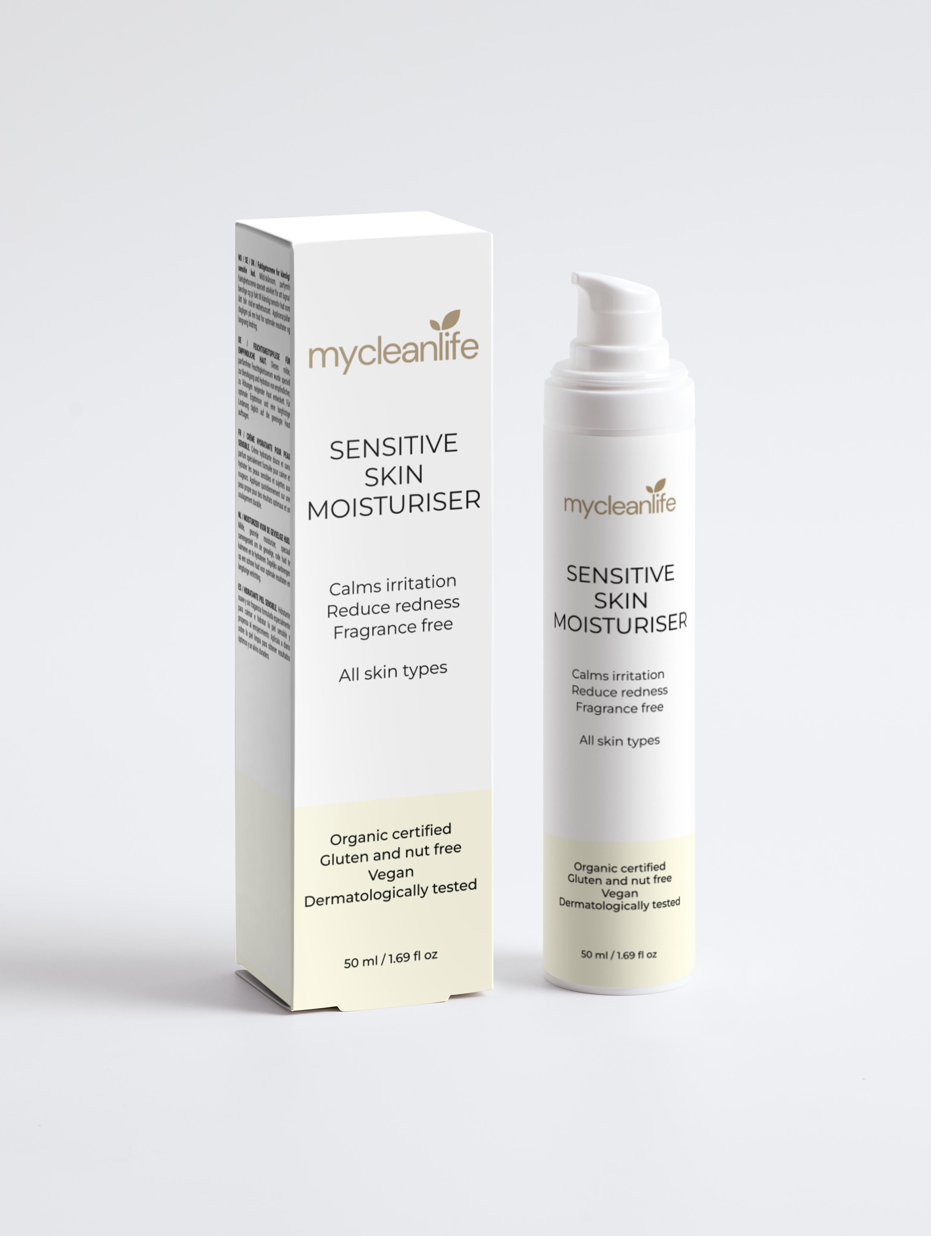 Sensitive Skin Moisturiser, Fragrance Free