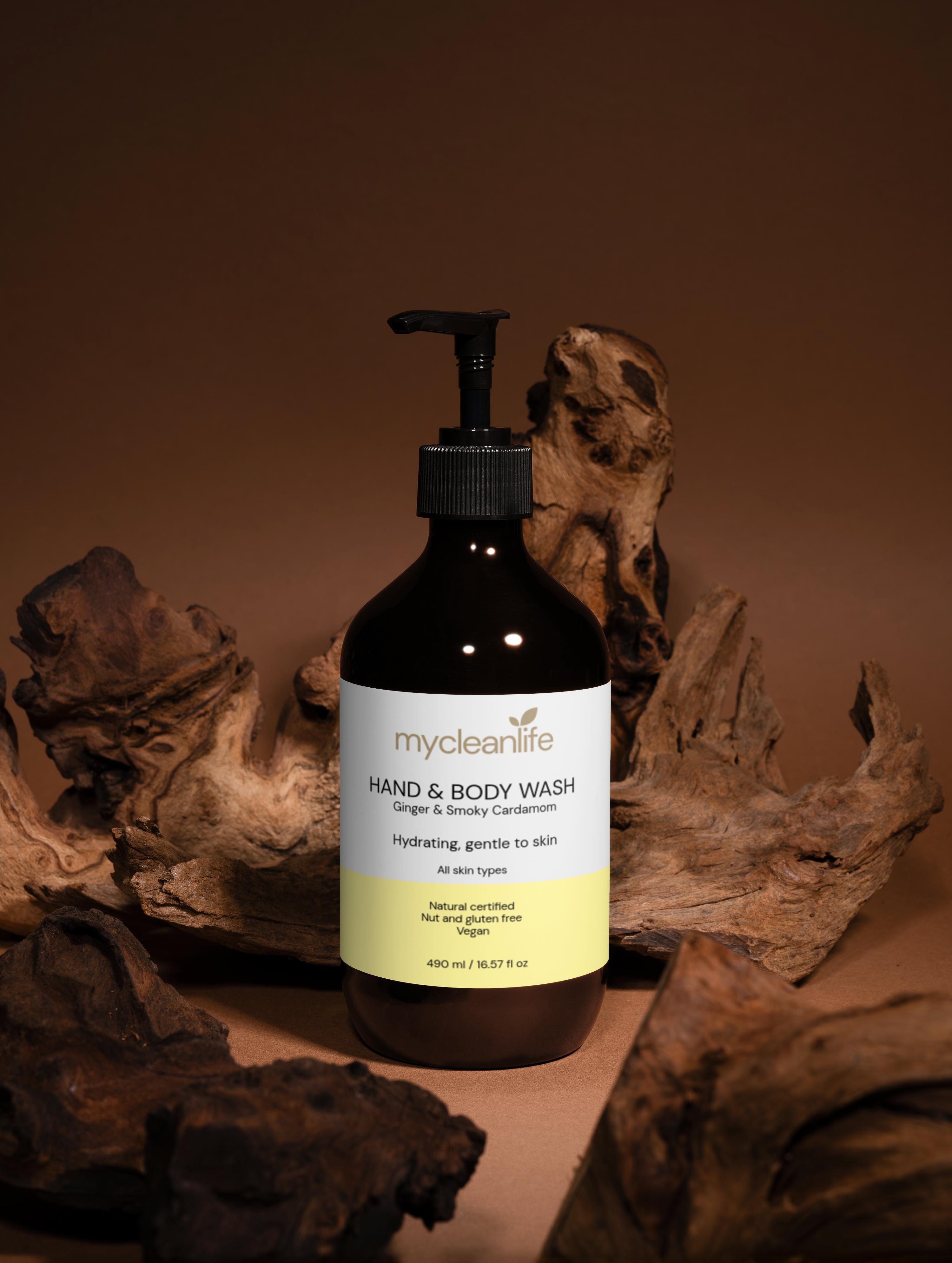 Hand & Body Wash, Ginger & Smoky Cardamom