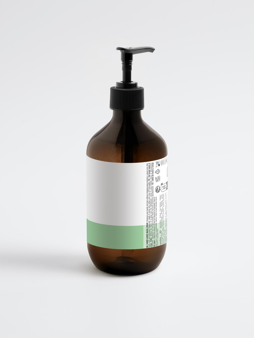 Hand & Body Wash, Peppermint & Dark Cedar