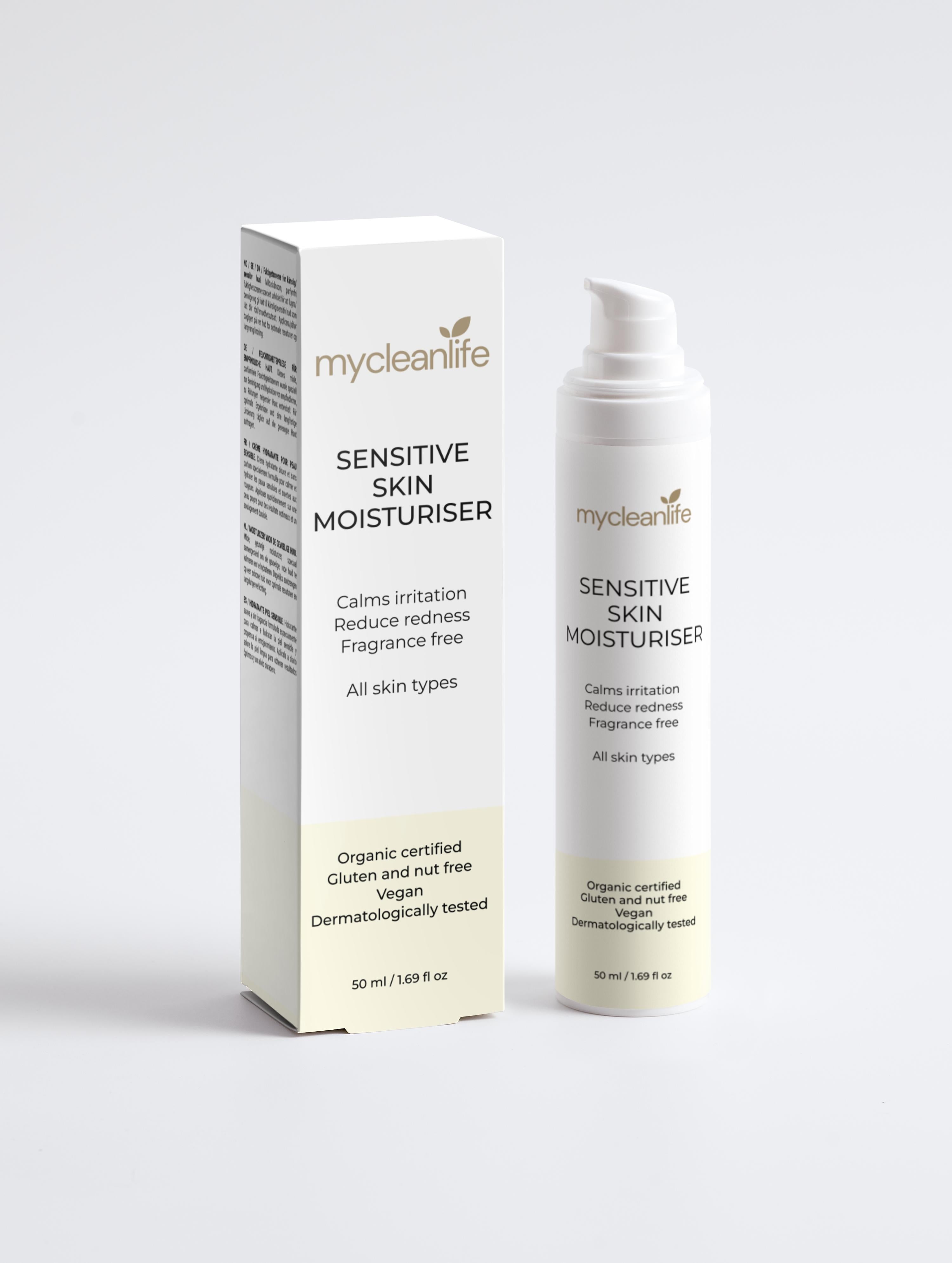 Sensitive Skin Moisturiser, Fragrance Free